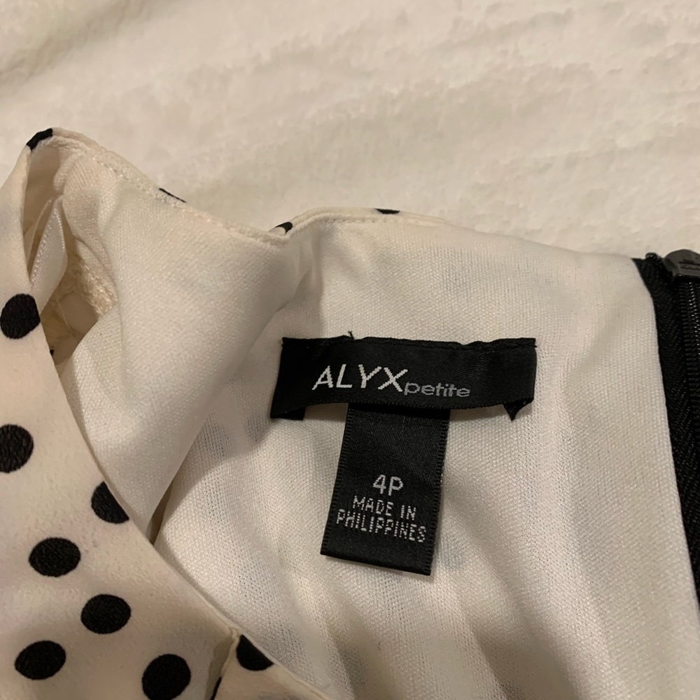 Black and white dress